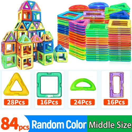 Magnetic Building Blocks DIY Magnets Toys medium size STEM Toys