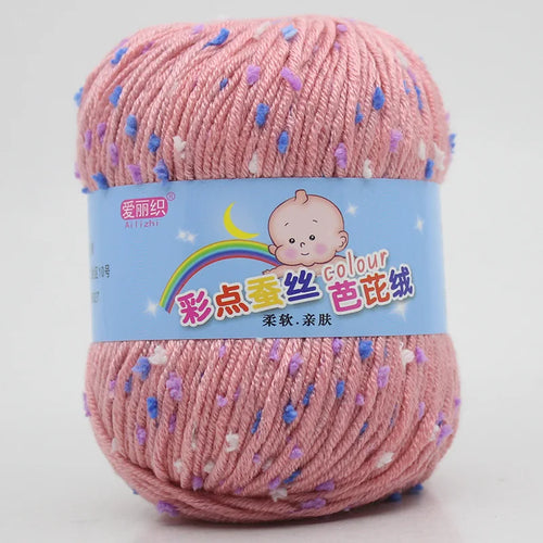 High Quality Worsted Wool Thread Colorful Eco-dyed Needlework Baby