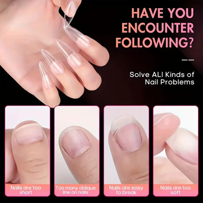 120 Pieces of Transparent Coffin/Almond/Fine High