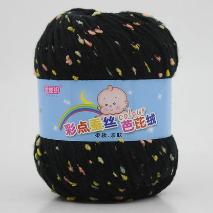High Quality Worsted Wool Thread Colorful Eco-dyed Needlework Baby